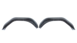 Jeep Wrangler Tube Fenders - Rear - Fishbone Offroad - Steel Tube - Black - `18-`27